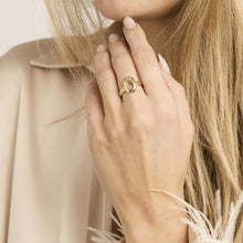 Ring with diamond (0.08 ct) in 14K Gold size 5¼ | Solid Gold | Fine