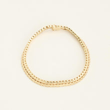 Genfer Armband aus 14 Karat Gold, 7,48 Zoll | Echtes Gold