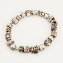 Pandora Snake chain Bracelet with Zirconia and peridot in 925 sterling