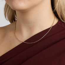 Anchor chain Necklace in 14K Gold, 16.93 inches | Solid Gold