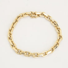 Anchor chain Bracelet in 14K Gold, 7.48 inches | Solid Gold | Quality