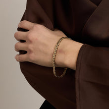 Geneva Bracelet in 14K Gold, 7.28 inches | Vintage Solid Gold