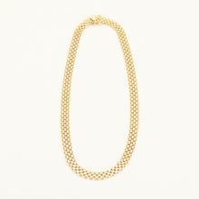 X-link Necklace in 14K Gold, 16.73 inches | Vintage Solid Gold