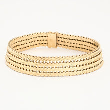 Geneva Bracelet in 14K Gold, 8.27 inches | Vintage Solid Gold
