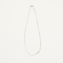 Venezia Necklace in 14K White gold, 15.16 inches | Solid Gold