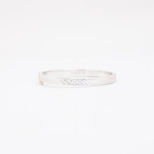Bangle in 14K White gold, 2.28 inches | Vintage Solid Gold | Quality