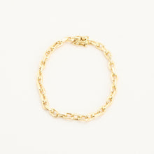Anchor chain Bracelet in 14K Gold, 7.48 inches | Solid Gold | Premium