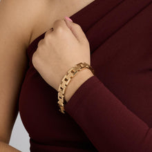 Block Bracelet in 14K Gold, 7.87 inches | Solid Gold | Quality Fine