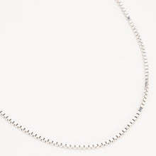 Venezia Necklace in 14K White gold, 16.93 inches | Solid Gold