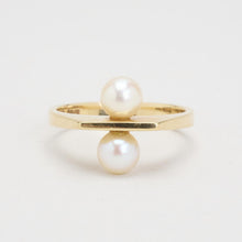 Ring with and pearl in 14K Gold size 6 | Real Genuine Gold