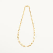 Curb Necklace in 14K Gold, 19.49 inches | Real Genuine Gold | Premium