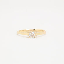 Ring with diamond (0.46 ct) in 14K Gold size 11½ | Real Genuine Gold