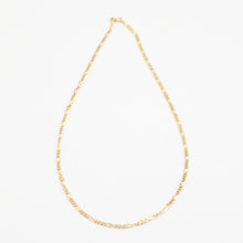 Figaro Necklace in 14K Gold, 24.8 inches | Vintage Solid Gold | Fine