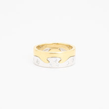 Georg Jensen Ring with diamond (0.16 ct) in 18K Gold and white gold