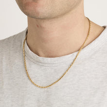 Anchor chain Necklace in 14K Gold, 19.69 inches | Vintage Solid Gold