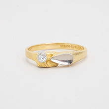 Lapponia Ring with diamond (0.04 ct) in 18K Gold and white gold size
