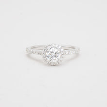 Abelsted Ring with diamond (0.76 ct) in 18K White gold size 6 | Solid
