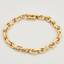 Anchor chain Bracelet in 14K Gold, 7.68 inches | Solid Gold | Quality