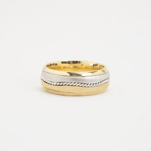 Ring in 14K Gold and white gold size 6½ | Real Genuine Gold
