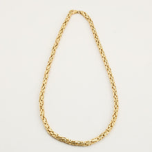 Byzantine chain Necklace in 14K Gold, 21.65 inches | Real Genuine