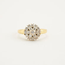 Ring with diamond (0.7 ct) in 14K White gold size 9¼ | Solid Gold