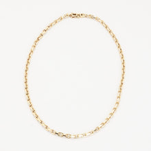 Anchor chain Necklace in 14K Gold, 17.13 inches | Vintage Solid Gold