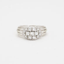 Hartmanns Ring with diamond (0.71 ct) in 14K White gold size 8
