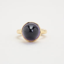 Ring with and amethyst in 14K Gold size 4 | Solid Gold | Quality