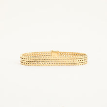 BNH Geneva Bracelet in 14K Gold, 7.28 inches | Solid Gold | Premium