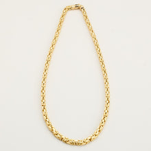 Byzantine chain Necklace in 14K Gold, 22.05 inches | Solid Gold