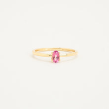 Ring with and topaz in 14K Gold size 6½ | Solid Gold | Premium Real