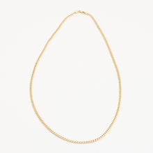 Curb Necklace in 14K Gold, 24.8 inches | Real Genuine Gold | Quality
