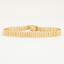 Brick Bracelet in 14K Gold, 7.68 inches | Solid Gold | Minimalistic