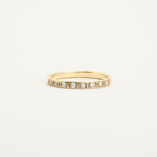 Ring mit Diamant (0,13 ct) in 14K Gold Größe 8¾ | Echtes Gold