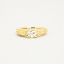 Ring with diamond (0.71 ct) in 18K Gold size 5¾ | Real Genuine Gold