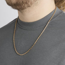 BNH Anchor chain Necklace in 14K Gold, 23.62 inches | Vintage Solid