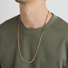 Curb Necklace in 14K Gold, 26.38 inches | Solid Gold | Quality Fine