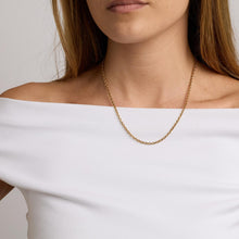 Anchor chain Necklace in 14K Gold, 17.32 inches | Vintage Solid Gold