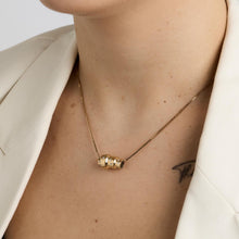 Charm with diamond (0.08 ct) in 14K Gold, 0.71 inches | Vintage