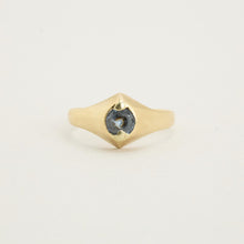 Ring with and synthetic spinel in 14K Gold size 7¼ | Solid Gold