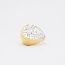 Ring with diamond (1.12 ct) in 18K Gold size 7¾ | Solid Gold
