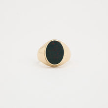 Ring with and blood stone in 14K Gold size 9¼ | Vintage Solid Gold