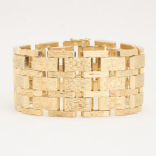 Block Bracelet in 14K Gold, 7.28 inches | Solid Gold | Premium Real