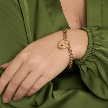 Curb Bracelet in 9K Gold, 7.28 inches | Real Genuine Gold | Quality