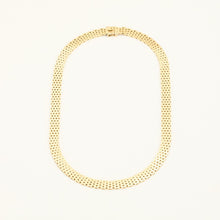 Brick Necklace in 14K Gold, 15.75 inches | Solid Gold | Quality Fine