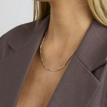Venezia Necklace in 14K White gold, 17.72 inches | Solid Gold | Fine