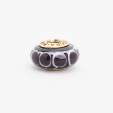 Pandora Charm with and glass in 14K Gold, 0.55 inches | Real Genuine