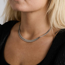 Geneva Necklace in 14K White gold, 16.73 inches | Real Genuine Gold