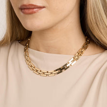 Block Necklace in 14K Gold, 15.75 inches | Solid Gold | Quality Fine