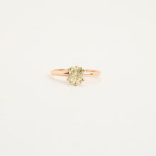 Ring with diamond (0.93 ct) in 14K Rose gold size 5¾ | Solid Gold